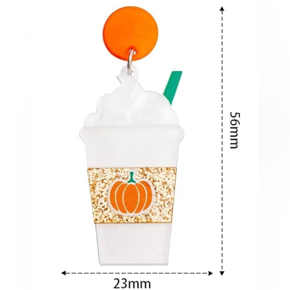 ๐บ๐ธPumpkin Spice Fall Earrings! ๐โ๏ธ๐ - Picture 2 of 2